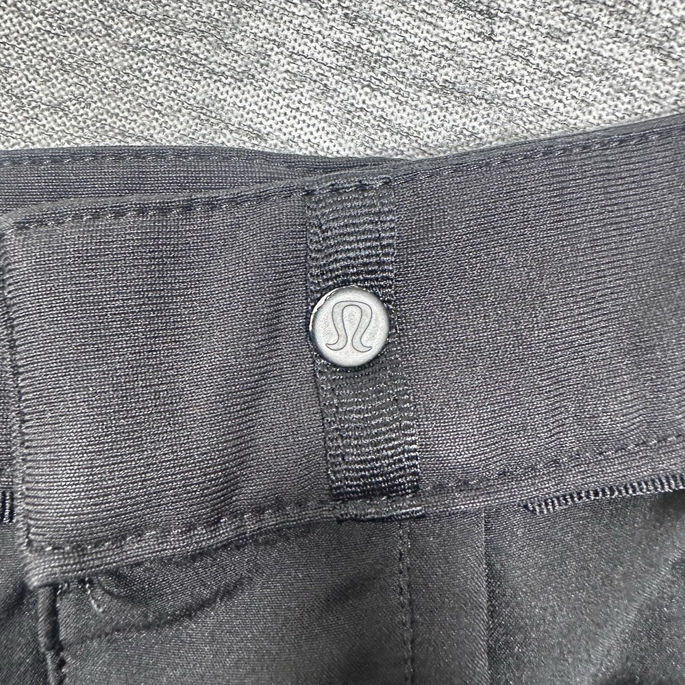 Lululemon Pants Mens 32x31 Black ABC Classic Warpstreme Business Chino City - Picture 8 of 9